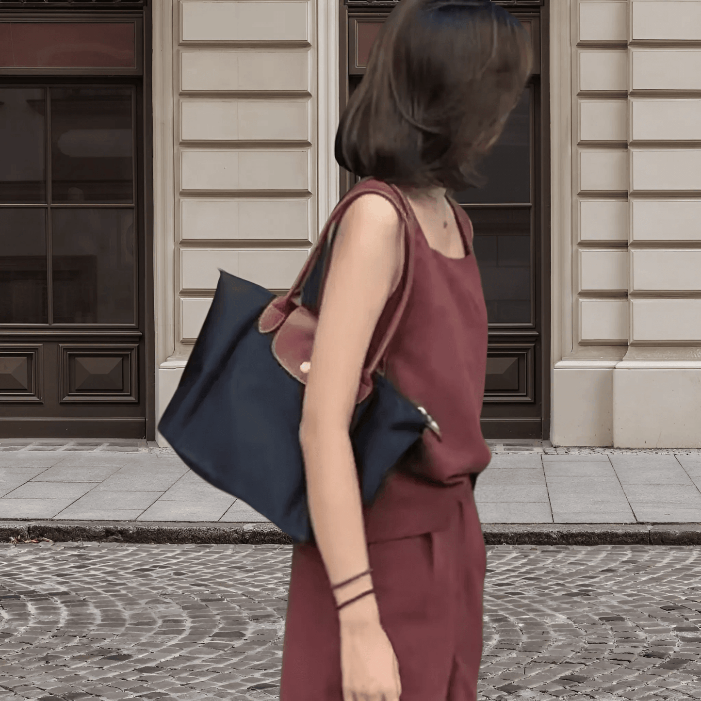Oxford Crossbodytas – Stijlvol & Praktisch met Luxe Vegan Leren Details