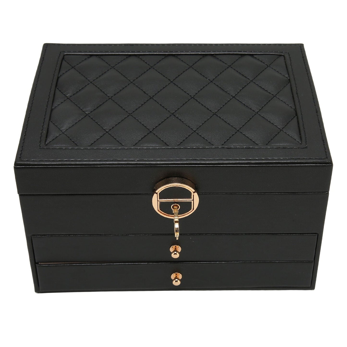 Luxe Leren Sieradendoos – Ruime en Elegante Opbergoplossing