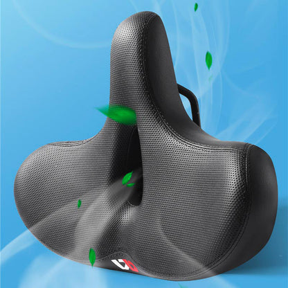 CycloComfort Fietszadel – Extra Breed & Ergonomisch voor Pijnvrij Fietsen
