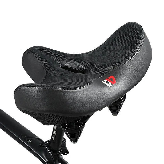 CycloComfort Fietszadel – Extra Breed & Ergonomisch voor Pijnvrij Fietsen