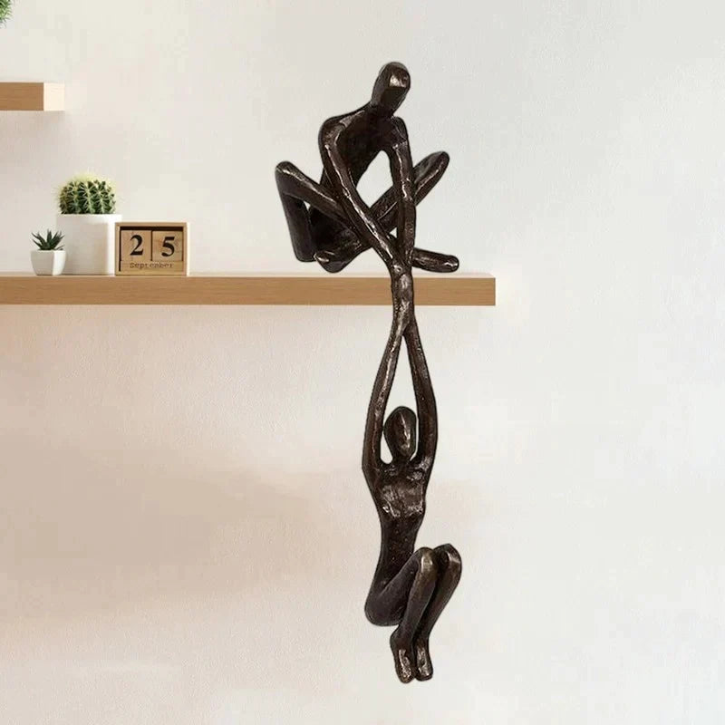 Decoratieve Sculptuur ‘Liefde & Harmonie’ – Elegante & Symbolische Kunst