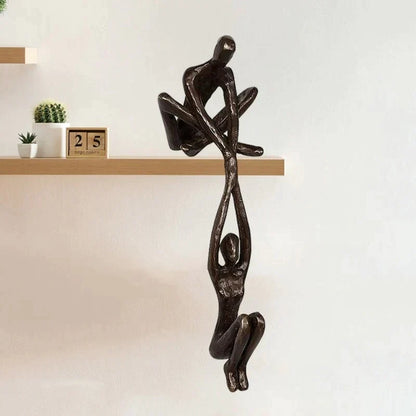 Decoratieve Sculptuur ‘Liefde & Harmonie’ – Elegante & Symbolische Kunst