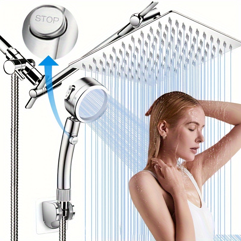 Dubbele Regendouche met Handdouche – Hoge Druk en Luxe Douche-ervaring