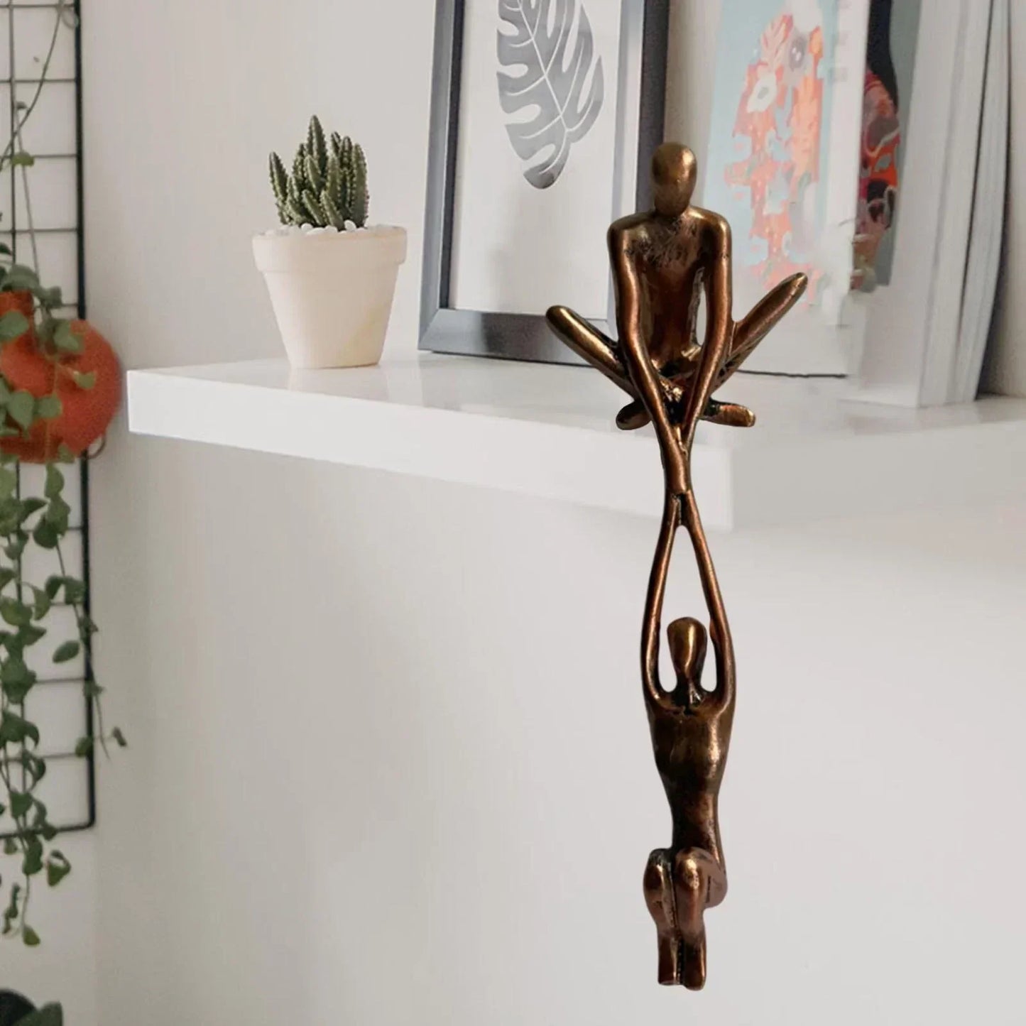 Decoratieve Sculptuur ‘Liefde & Harmonie’ – Elegante & Symbolische Kunst