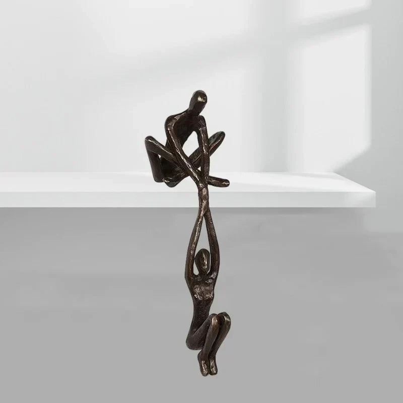Decoratieve Sculptuur ‘Liefde & Harmonie’ – Elegante & Symbolische Kunst