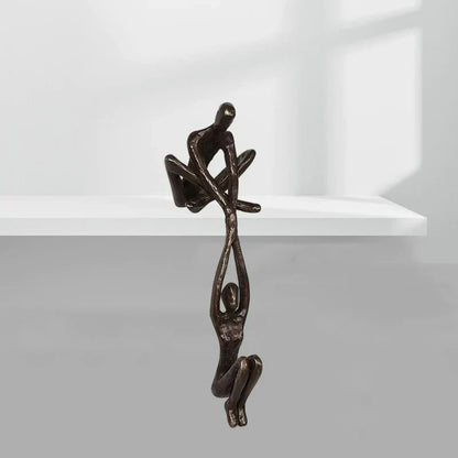 Decoratieve Sculptuur ‘Liefde & Harmonie’ – Elegante & Symbolische Kunst