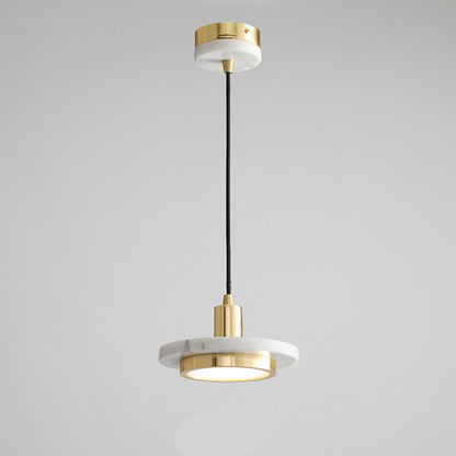 Moderne Marmeren Hanglamp – Elegante en Minimalistische LED Verlichting