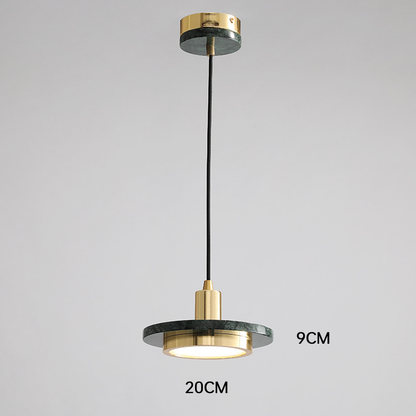 Moderne Marmeren Hanglamp – Elegante en Minimalistische LED Verlichting