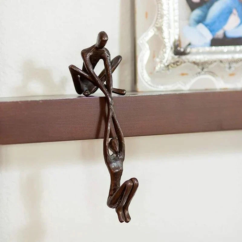Decoratieve Sculptuur ‘Liefde & Harmonie’ – Elegante & Symbolische Kunst