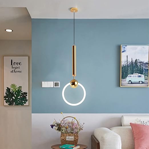 Nordic Simple LED Hanglamp – Minimalistische Metalen Verlichting voor Keuken en Eetkamer