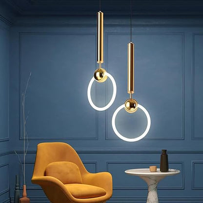 Nordic Simple LED Hanglamp – Minimalistische Metalen Verlichting voor Keuken en Eetkamer