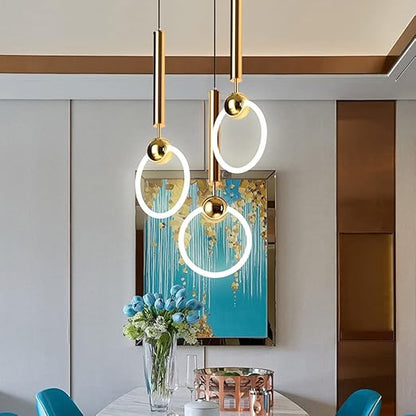 Nordic Simple LED Hanglamp – Minimalistische Metalen Verlichting voor Keuken en Eetkamer