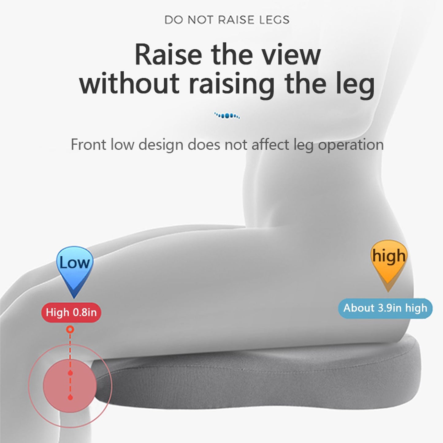 Comfortabele Autostoel Verhoger voor Volwassenen – Ergonomisch & Veilig Rijden