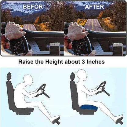 Comfortabele Autostoel Verhoger voor Volwassenen – Ergonomisch & Veilig Rijden
