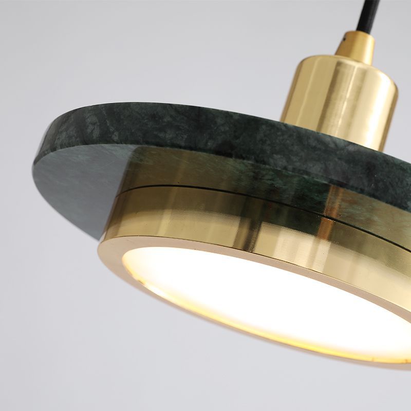 Moderne Marmeren Hanglamp – Elegante en Minimalistische LED Verlichting
