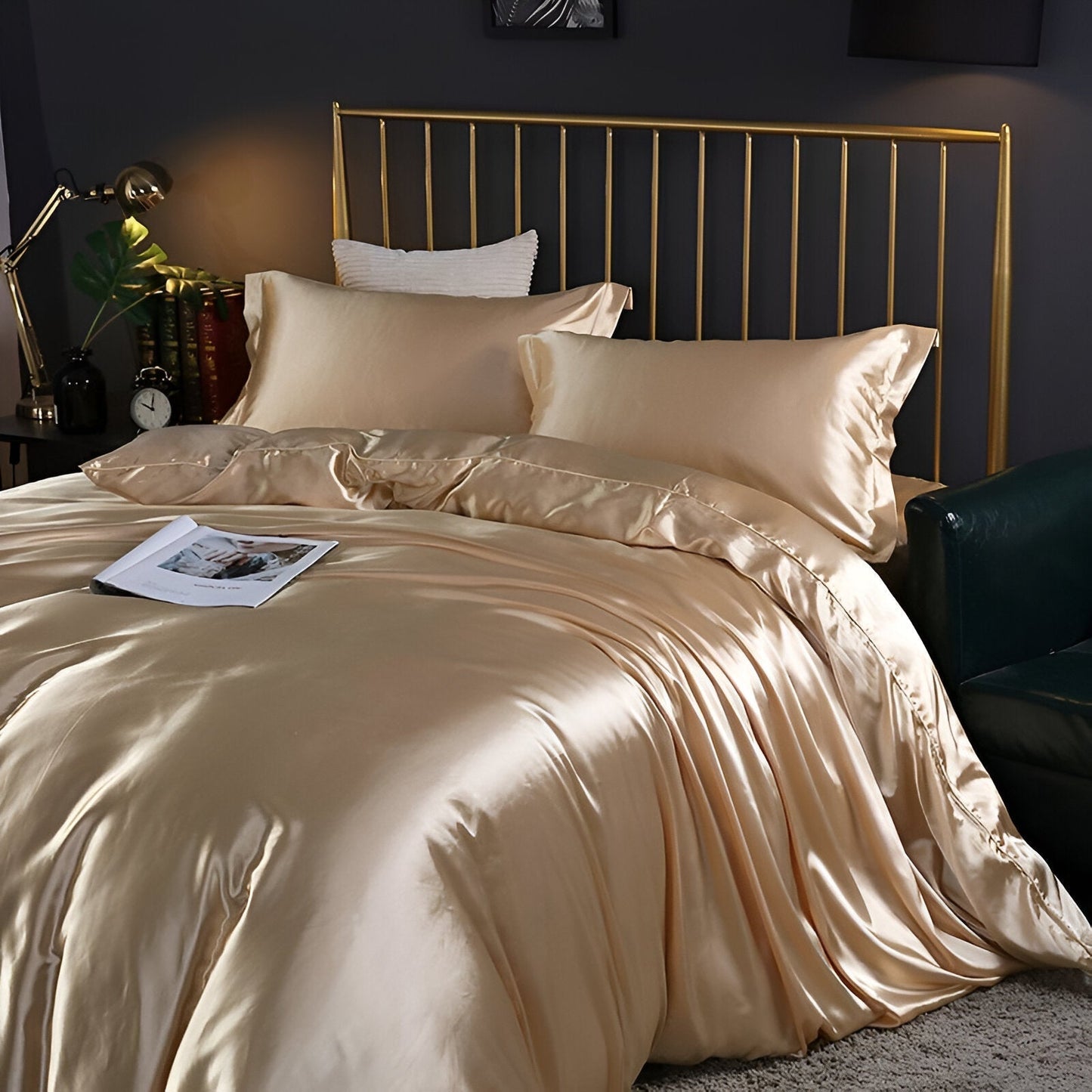 LuxeSilk | Elegante zijden dekbedovertrek voor ultiem slaapcomfort