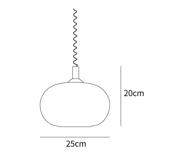 Macaron Spring Hanglamp – Kleurrijk en Elegant Design met LED of Edison Lamp