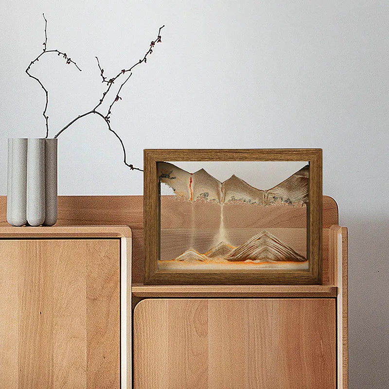 SandWave | Kalmerende, Draaiende Zandsculptuur voor Ontspanning