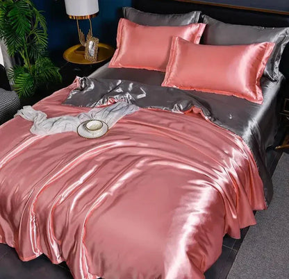 Elegante Satijnen Dekbedovertrek 240x220 cm – Zijdezacht en Duurzaam Beddengoed voor Luxe Slaapervaring