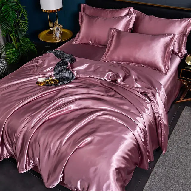 Elegante Satijnen Dekbedovertrek 240x220 cm – Zijdezacht en Duurzaam Beddengoed voor Luxe Slaapervaring