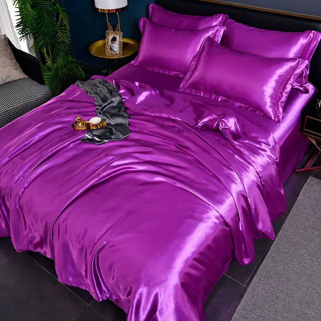 Elegante Satijnen Dekbedovertrek 240x220 cm – Zijdezacht en Duurzaam Beddengoed voor Luxe Slaapervaring