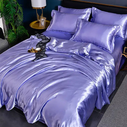 Elegante Satijnen Dekbedovertrek 240x220 cm – Zijdezacht en Duurzaam Beddengoed voor Luxe Slaapervaring