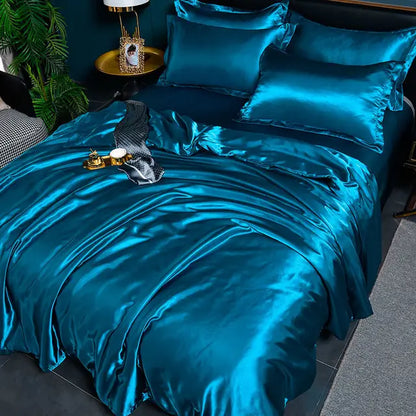 Elegante Satijnen Dekbedovertrek 240x220 cm – Zijdezacht en Duurzaam Beddengoed voor Luxe Slaapervaring