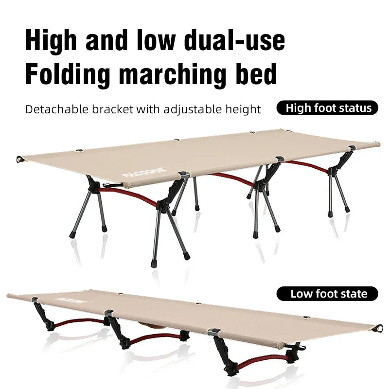Opvouwbaar Campingbed – Draagbaar & Comfortabel Veldbed voor Outdoor en Kamperen