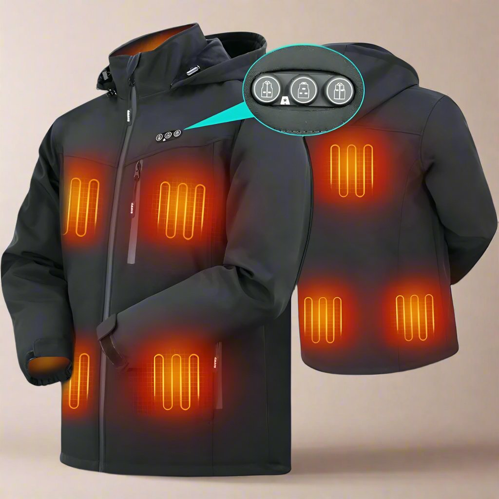 Verwarmde Gewatteerde Jas voor Heren – Combineer Thermisch Comfort en Elegantie in de Winter