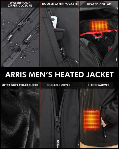 Verwarmde Gewatteerde Jas voor Heren – Combineer Thermisch Comfort en Elegantie in de Winter