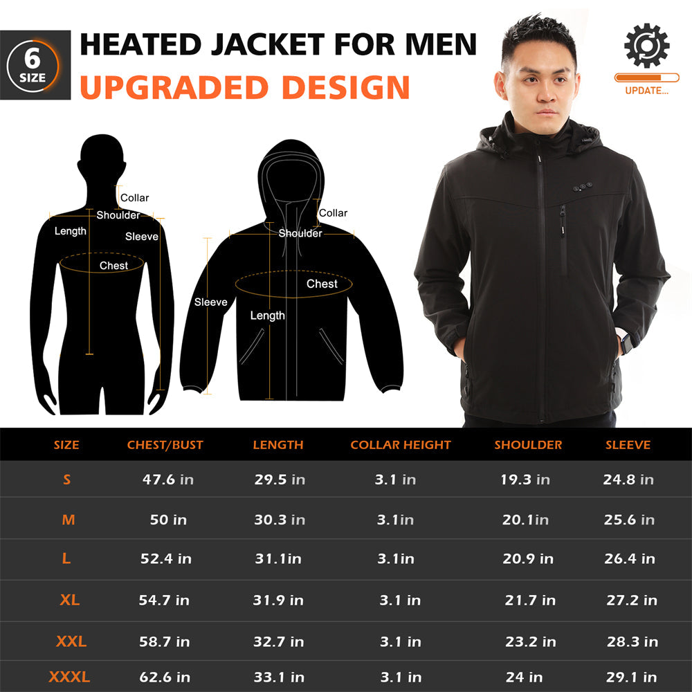 Verwarmde Gewatteerde Jas voor Heren – Combineer Thermisch Comfort en Elegantie in de Winter