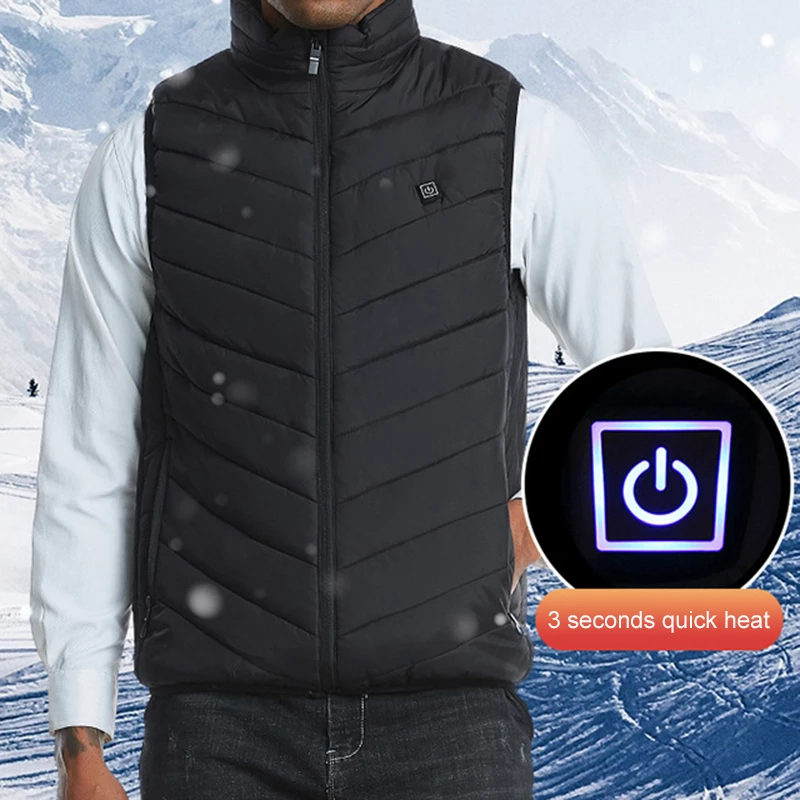 ThermaVest Verwarmd Vest – Unisex Oplaadbaar Warmtevest voor Koude Winterdagen