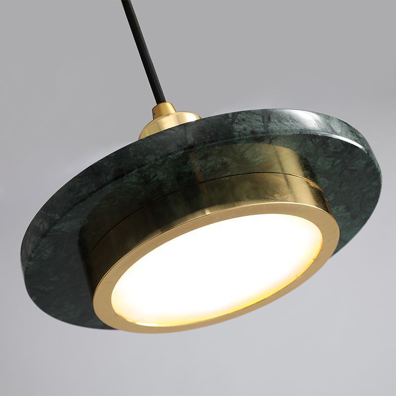 Moderne Marmeren Hanglamp – Elegante en Minimalistische LED Verlichting