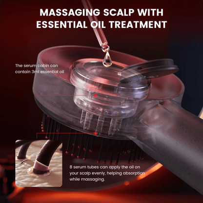 HairGlow Scalp Massage Kam – Stimulatie en Verzorging voor een Gezonde Hoofdhuid