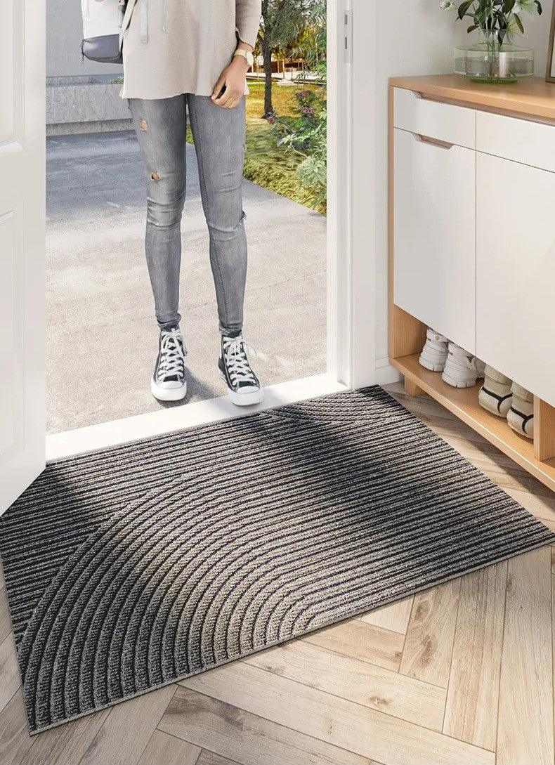 Moderne Antislip Deurmat – Stijlvol & Zandverwijderend PVC Ontwerp