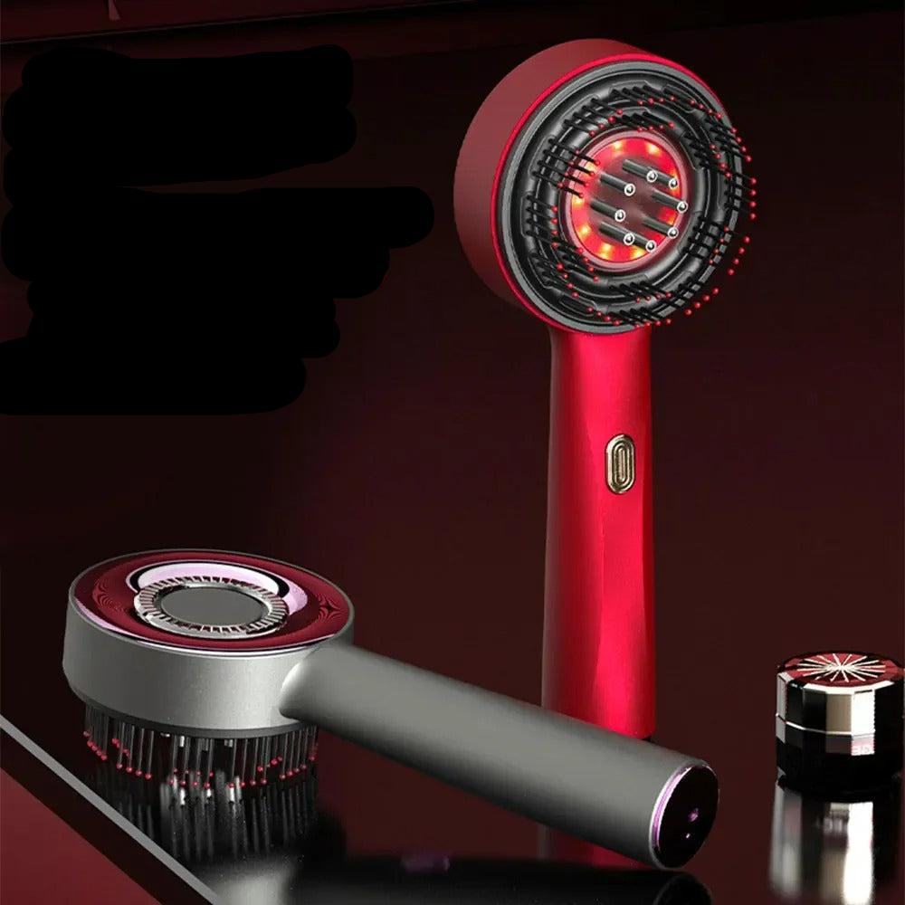 Elektrische Massagekam met Rood Licht Therapie – Hoofdhuidverzorging & Haargroei Stimulatie