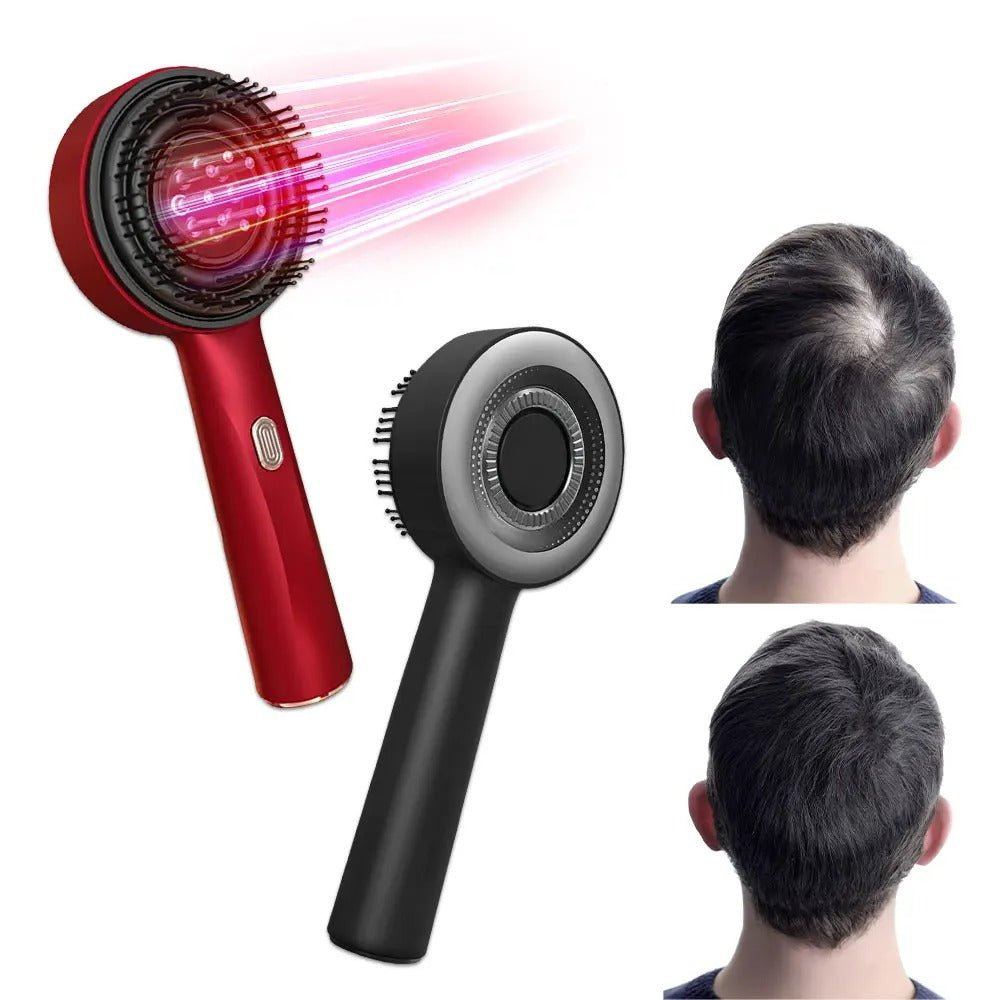 Elektrische Massagekam met Rood Licht Therapie – Hoofdhuidverzorging & Haargroei Stimulatie