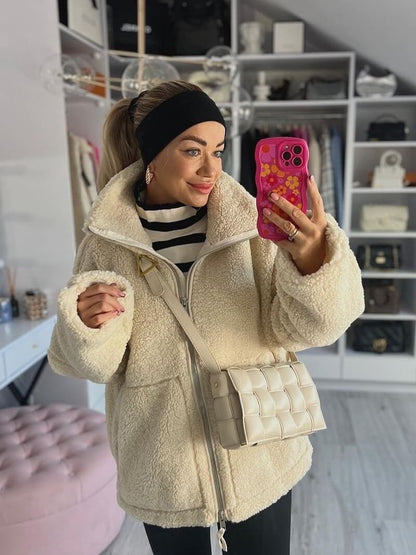 Oversized Elegante Damesmantel – Comfort en Stijl voor de Winter