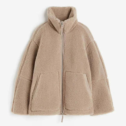 Oversized Elegante Damesmantel – Comfort en Stijl voor de Winter