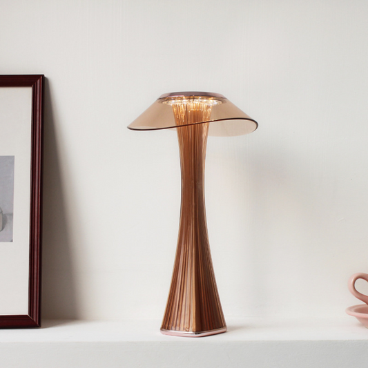 Dimbare Draadloze Tafellamp met Kristallen Ontwerp – Oplaadbare Touch Lamp voor Woonkamer en Kantoor