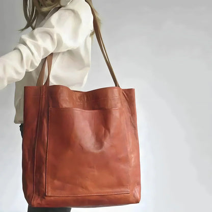Vintage Leren Handtas – Tijdloze Elegantie & Duurzaamheid