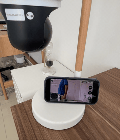 360° HomeGuard Lamp Camera – Slimme Panoramische Beveiliging met Bewegingsdetectie