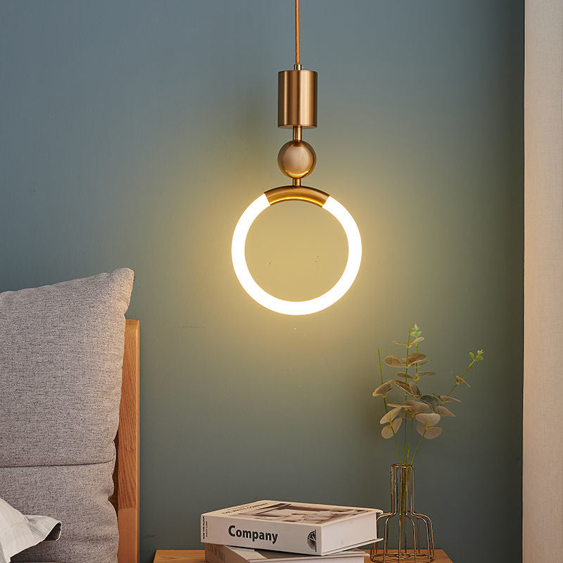 Nordic Simple LED Hanglamp – Minimalistische Metalen Verlichting voor Keuken en Eetkamer