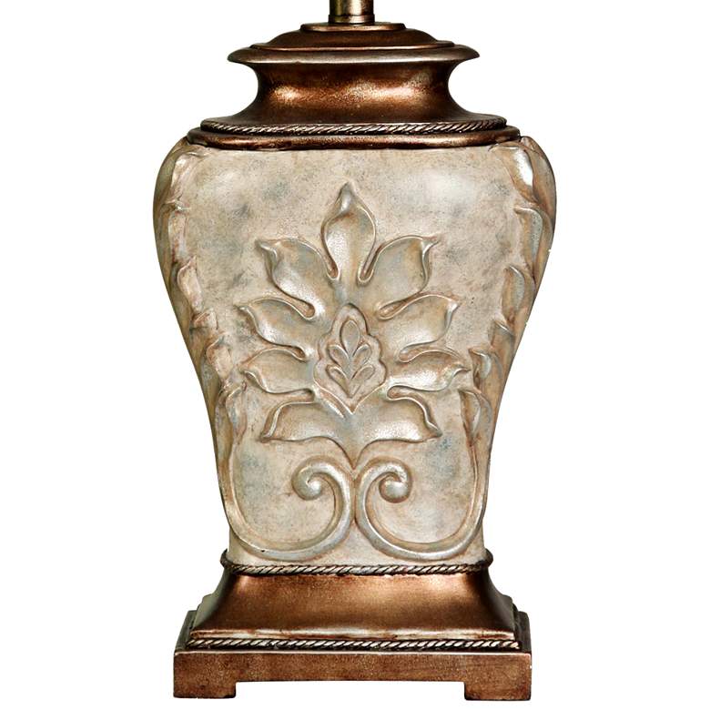 Classic Table Lamp with White Shade & Elegant Base