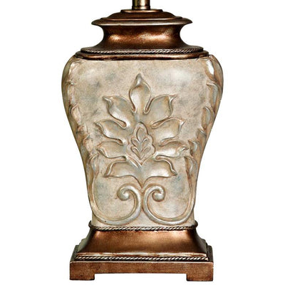 Classic Table Lamp with White Shade & Elegant Base
