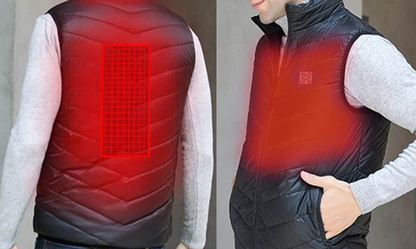 ThermaVest Verwarmd Vest – Unisex Oplaadbaar Warmtevest voor Koude Winterdagen