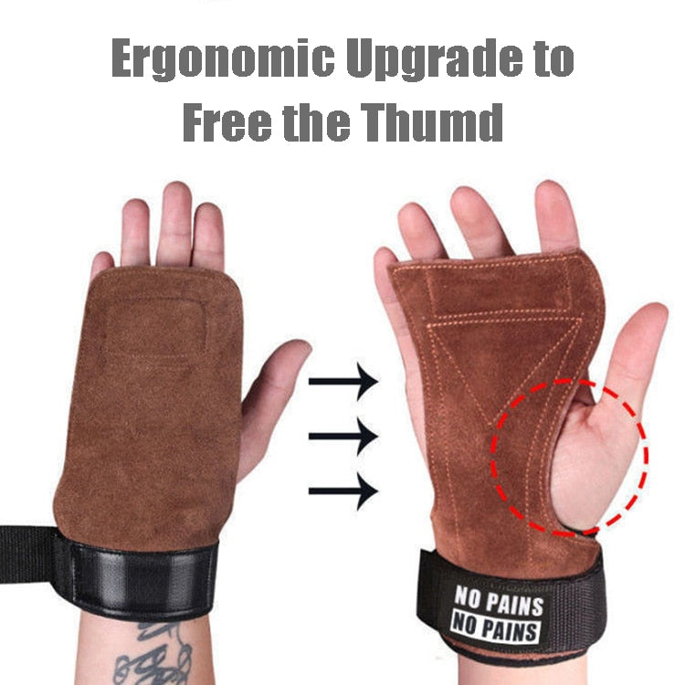 Gewichtheffen Grips – Anti-Slip Power Grips voor Krachttraining & Gewichtheffen