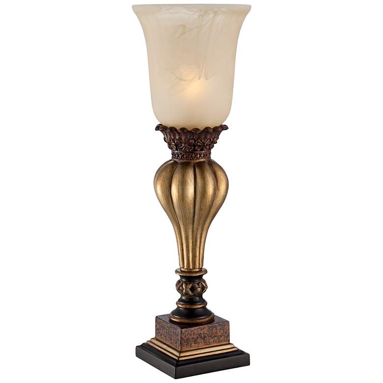 Elegant Glow Console Table Lamp with Frosted Glass