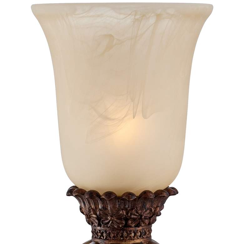 Elegant Glow Console Table Lamp with Frosted Glass