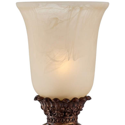 Elegant Glow Console Table Lamp with Frosted Glass